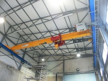 Окончено производство эстакады мостового крана для производственно-складского корпуса
