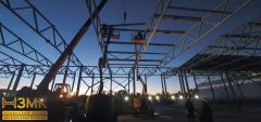 Изготовление и строительство быстровозводимого производственно-складского здания в Московской области