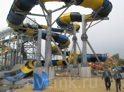Производство металлоконструкций аквапарка