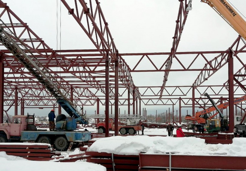 Реконструкция склада Павлово-Посадского гофрокомбината